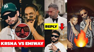 KRSNA REPLY TO EMIWAY BANTAI  HONEY SINGH VS RAFTAAR  KARAN AUJLA X VICKY KAUSHAL [upl. by Gigi]