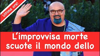 Giovanni Ciacci L’improvvisa morte scuote il mondo dello spettacolo [upl. by Anovahs328]