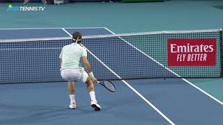 RIDICULOUS Roger Federer Reactions v Anderson  Miami Open 2019 [upl. by Eilatan891]