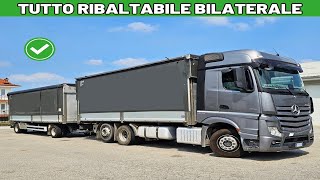 AUTOTRENO RIBALTABILE MERCEDES ACTROS 2551  RIMORCHIO  CodBRMC1010 [upl. by Filomena]