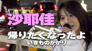 沙耶佳さやかのうた『帰りたくなったよいきものがかり』高音質🎧推奨｜新宿路上ライブ [upl. by Gnouhp615]