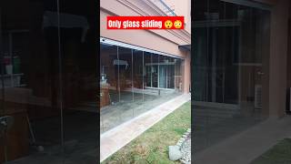 Only glass sliding door 🚪home aluminiumprofile interiordesign slidingdoor home Sahardware98 [upl. by Urbani]