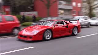 Ferrari F40 LM on the streets of essen Germany [upl. by Ardnazil546]