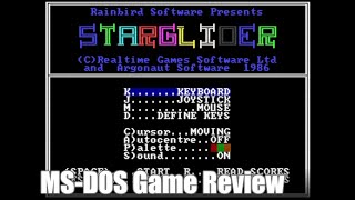 Starglider  1987  MSDOS Game Review [upl. by Ivah]