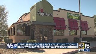 Applebees closes five Valley locations [upl. by Ahsenom]