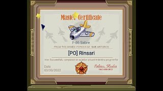 1945 Air Force F86 Sabre Master Certificate [upl. by Asiil]