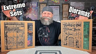 Extreme Sets Diorama Display Pack Review  Deranged Alley and Dungeon [upl. by Redyr]