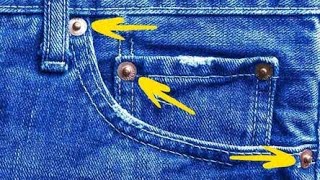 Voici à quoi servent les petits boutons sur les poches des jeans Une fonction méconnue mais utile [upl. by Hinson]