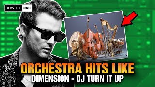 How to Dimension Style Orchestra Hit Tutorial  DNB Ableton Tutorial [upl. by Ttirb]