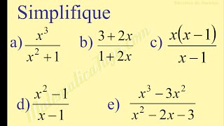 Simplificación de expresiones racionales [upl. by Eeltrebor251]