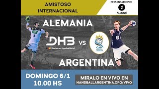 PARTIDO COMPLETO AMISTOSO ALEMANIA  ARGENTINA 612019 [upl. by Aicena471]