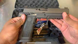 Best Competition Pistol In CA Sig Sauer P320 X5 Legion Unboxing [upl. by Liman]