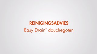 Douchegoot reinigen  Schoonmaken van een Easy Drain douchegoot Nederlands [upl. by Yrak]