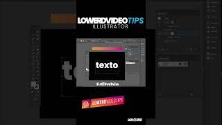 Como Crear texto editable en illustrator  Tutorial Diseño [upl. by Annie114]