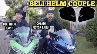 REVIEW MOTOR BARU BELI HELM COUPLE UNTUK RIO DESMA [upl. by Ardnahsal]