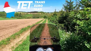 Can a noob go off road with a BMW R1100GS  TET Luxemburg  Raw Onboard [upl. by Aihppa448]