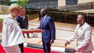 See how President Ruto received Poland President Andrzej Duda at State House Nairobi [upl. by Aerehs]