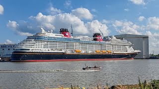 Papenburg Fahrt mit dem Rad zur MeyerWerft  Disney Treasure [upl. by Anilecram]