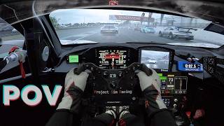 McLaren 720S Full Send in the Rain at Silverstone  ACC  Fanatec DD [upl. by Pani]