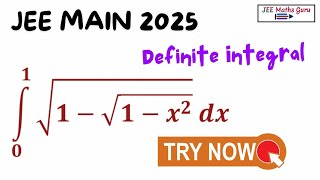 JEE Main 2025  Important Question of Definite Integral  Dont avoid  jee2025 [upl. by Arno148]