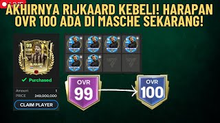 AKHIRNYA RIJKAARD KEBELI HARAPAN OVR 100 ADA DI MASCHERANO SEKARANG  EA FC Mobile Indonesia [upl. by Kiyohara]