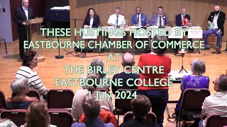 Election Hustings  candidates continue to look for your vote to become MP for Eastbourne [upl. by Bettencourt829]