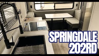 Springdale 202RD  Rear dining travel trailer  Primeaux RV of Alexandria [upl. by Enrol]