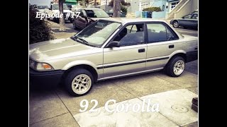 Adding wheel adapters on the 92 Corolla 4x100 to 4x1143 with Rota wheels Episode 17 [upl. by Tnattirb]