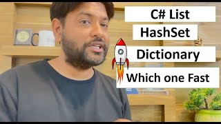 C List  Dictionary and HashSet Which one is fast [upl. by Ydnil]