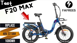 quotTestquot Fatbike BIPLACE pliant à grosse batterie 😃 quotFafrees F20 maxquot [upl. by Eda]