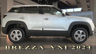 Brezza Vxi 2024 Review  Most Selling Model  Price  Features  Mileage  Interior  Exterior [upl. by Foushee]