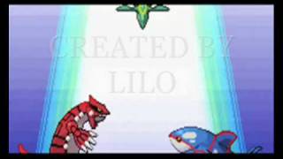 Pokemon Emerald Groudon VS Kyogre and Rayquaza [upl. by Hoffer]