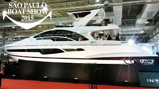 Intermarine 54 no São Paulo Boat Show 2015  Revista Náutica [upl. by Aerdnek]