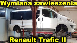 Garażowe tematy 1 Wymiana zawieszenia w Renault Trafic II  Wysypane łożyska  Szukamy dobrej lampy [upl. by Fitton]