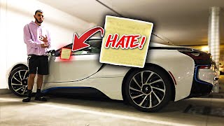 Hater VANDALIZES my BMW LEAVES RACIST NOTE [upl. by Miett768]