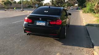 Bmw f30 320i b48 LCI straightpipe with stock downpipe [upl. by Egroj]