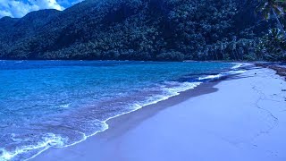 Carribean Ocean Waves at Night for Sleeping  Mix Them With Your Sleep Music [upl. by Onifur976]