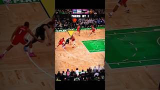 PART 2  Harden stepback in clutch 🦵 76ers vs Celtics Ending nba shorts [upl. by Euginom185]