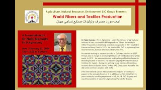 World Fibers and Textiles productionDr Nabi Nemati [upl. by Man]