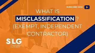 What is misclassification exempt independent contractor [upl. by Riti]