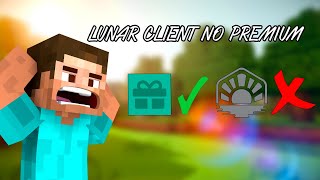 Como tener Lunar Client gratis  ❌No Solar Tweaks [upl. by Ycnaf919]