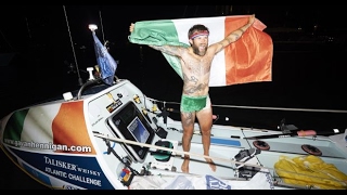 Gavan Hennigan smashes Atlantic rowing record  Nuacht TG4 [upl. by Cindee]