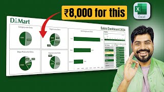 I Charged Rs 8000 for 1 Excel Dashboard 🔥🔥 [upl. by Neyu760]