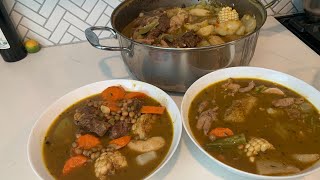 GUNGO PEAS SOUP WITH BEEF BONE CHICKEN FEET AND COW FEET [upl. by Clifton]