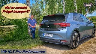 Volkswagen ID3 Pro Performance  Hat er zurecht Prügel bezogen  Test  Review  Alltag [upl. by Latsyek825]