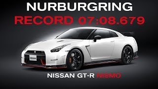 NISSAN GTR NISMO  NURBURGRING RECORD BREAKING LAP  2013 [upl. by Denie500]