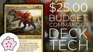 Gishath Suns Avatar  EDH Budget Deck Tech 25  Tribal  Magic the Gathering  Commander [upl. by Samuelson]