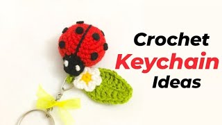 Crochet keychain Ideas crochet handmade art trending [upl. by Sapphera]