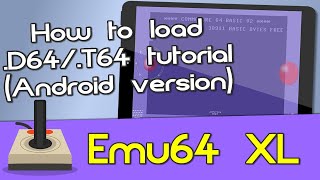 How to load roms in Emu64 XL Android android emulator commodore64 [upl. by Mallina]