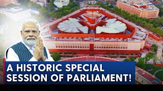 Special Session of Parliament Live  New Parliament Building  Central Hall of Parliament [upl. by Randell845]